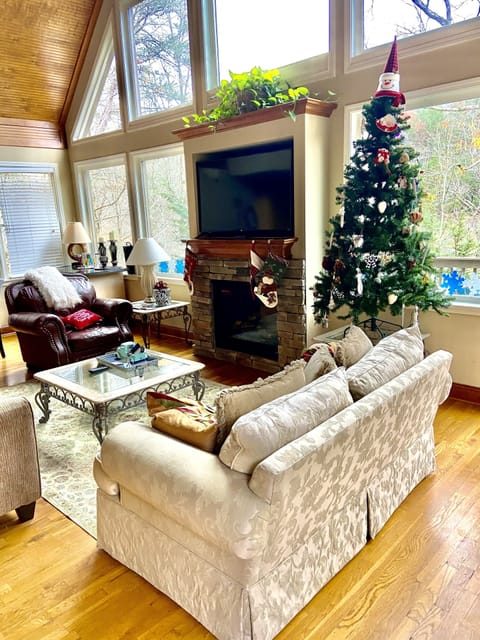 dramatic view in the living room 