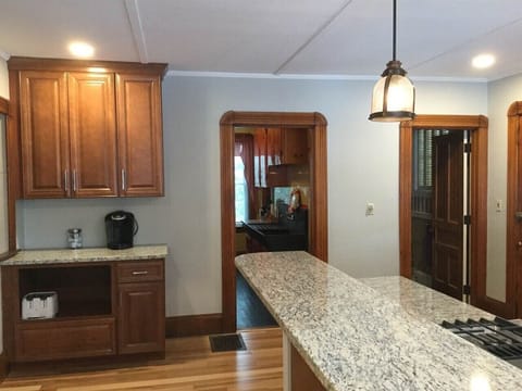 Kitchen, Keurig coffee machine, dining room and pantry