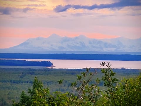 Dawn in Alaska - View from the deck