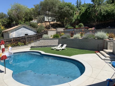 Resort style, private backyard!