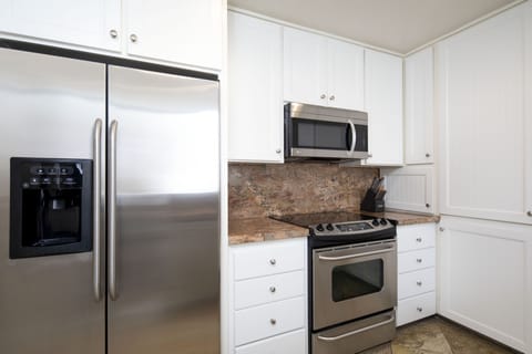 Upgraded kitchen and fully stocked with everything you need!  