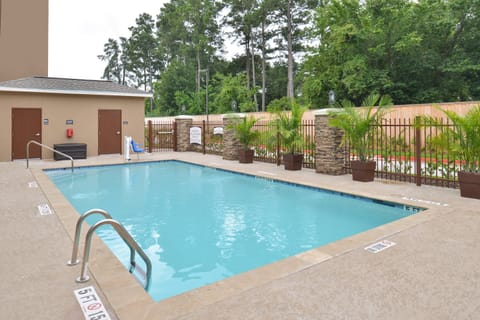 Soak up some sun by the outdoor pool.