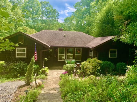 Street view of house and front patio