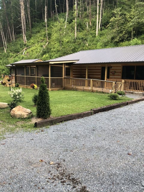 Front of the house and yard