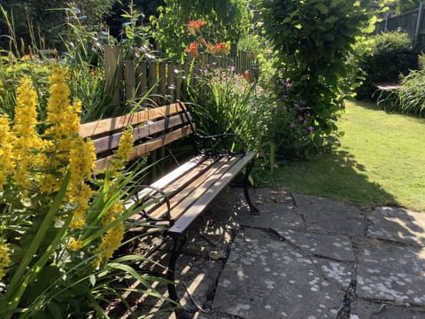 Quiet secluded garden.