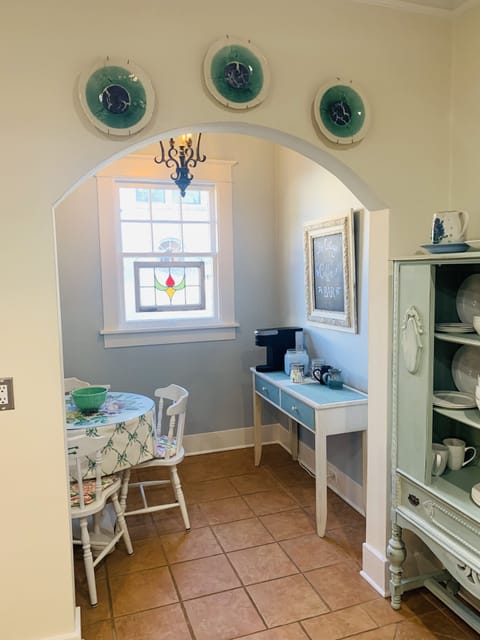 Our breakfast nook and coffee bar will start your day off right!