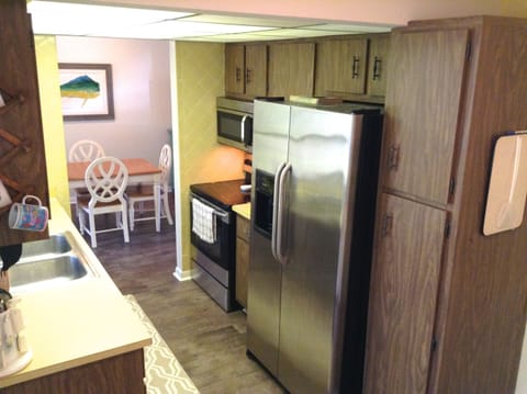 Kitchen with new appliances and