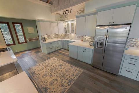 Fully renovated kitchen with gas range etc. Large prep area or ‘dance’ space!