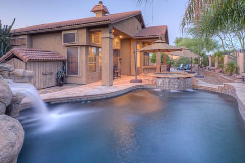 Queen of Clubs, our Queen Creek home with resort amenities and golf course view, is your escape to paradise!