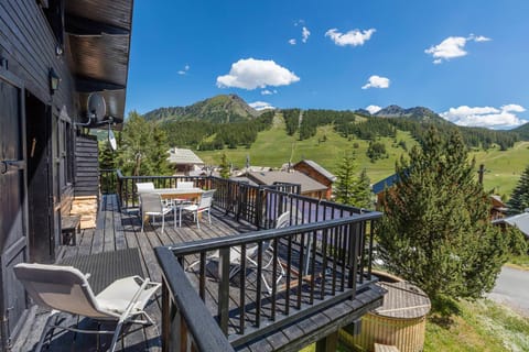 Large south facing balcony