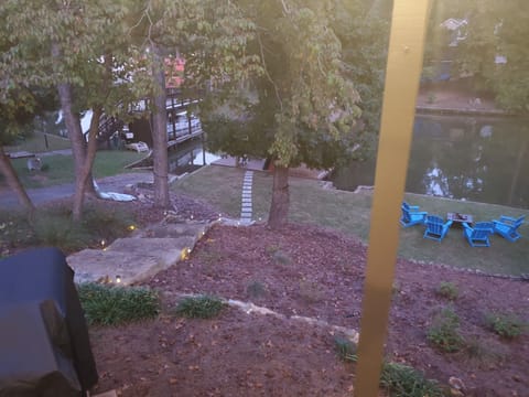 Deck view - Firepit, Grill, Dock & Boat Launch