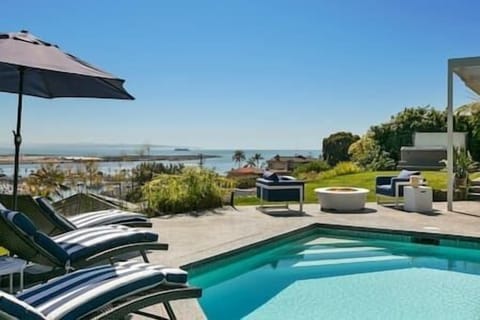 southwesterly views of the bay, Coronado island, the Pacific Ocean and the Coronado islands off of Mexico.