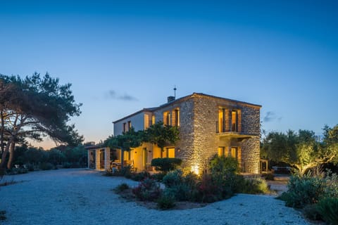 House in the late afternoon