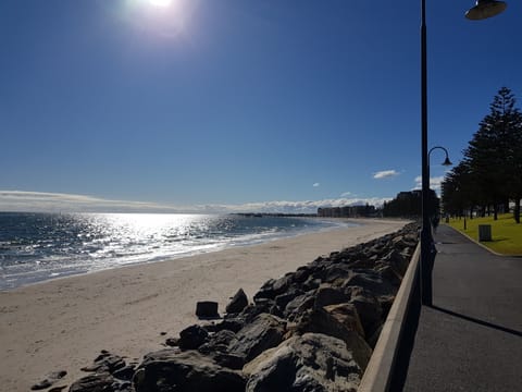 Glenelg foreshore, 50 metres from property