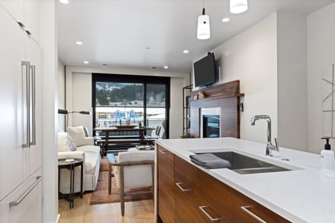 Kitchen looking into Living Room