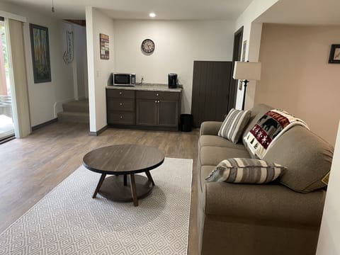 Coffee bar and sofa sleeper