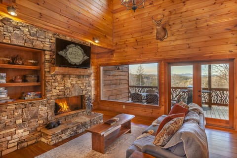 Welcome to High Hopes, a luxurious 4-bedroom retreat nestled in the Blue Ridge Mountains