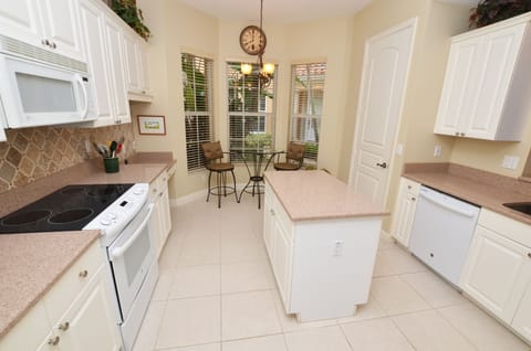 Kitchen stocked by cooks