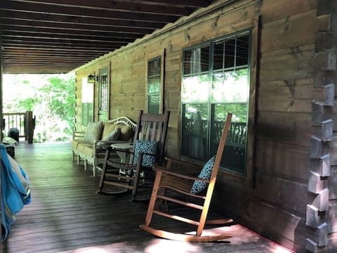 Fox Den cozy front porch