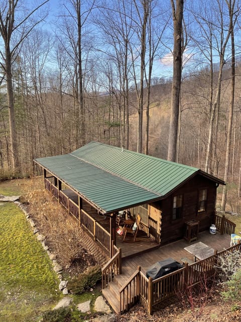 Fox Den sits high on a knoll with breathtaking views