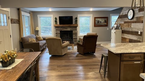 Main floor, open concept