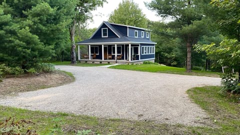 House surrounded by trees