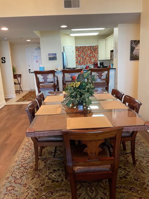 Looking from dining room into kitchen