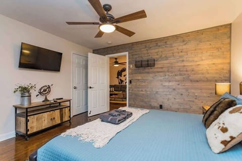 The "Johnny Cash" Room Master bedroom.