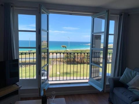 View of Fistral Beach from the Lounge