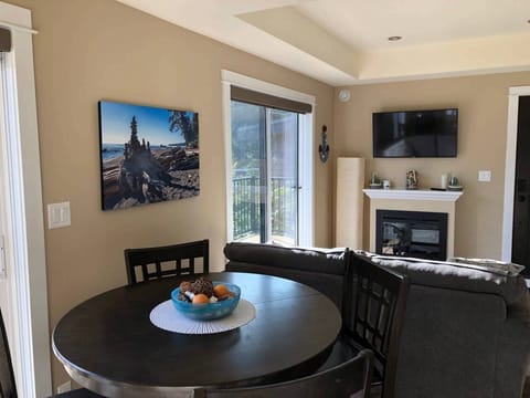 dining and living room - lower suite