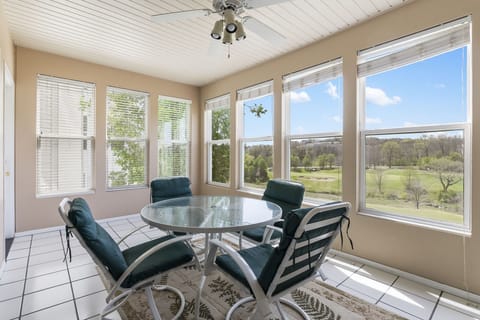 Sunroom with Golf Course View
