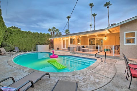 Escape the desert heat with a dip in the private pool.