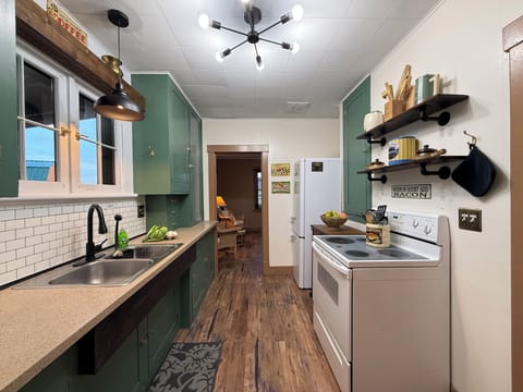 Open kitchen with everything you will need during your stay.