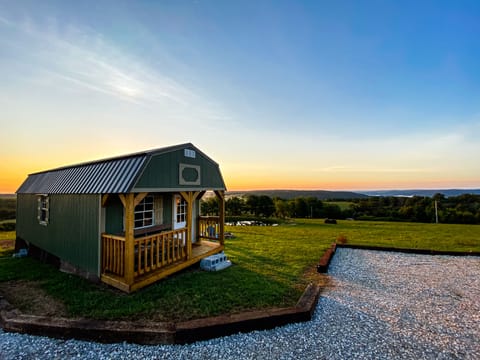 Sunrise over Buffalo View Cabin! 