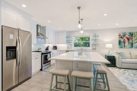 Kitchen with top of the line finishes.