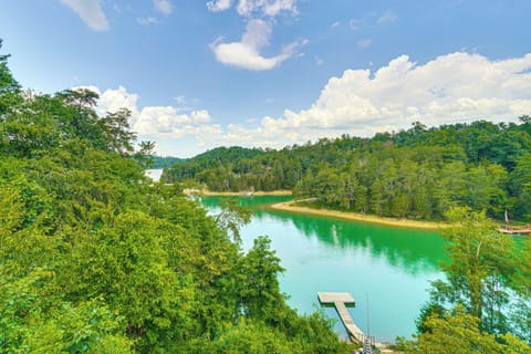 Sevierville Vacation Rental | 2BR | 2BA | 1,350 Sq Ft | Stairs Required