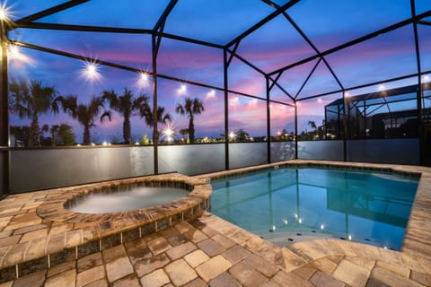 Twilight view Pool area