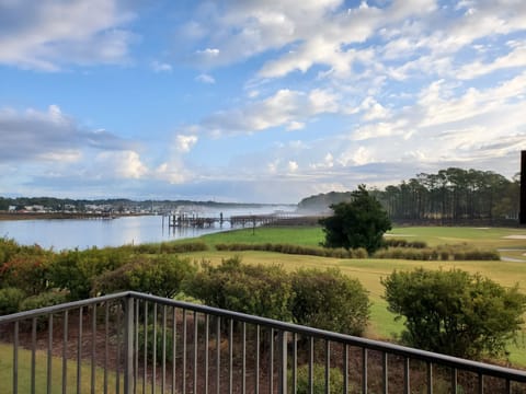 View from main floor patio/balcony
