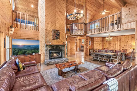 Very open concept and great gathering space in the main living room.