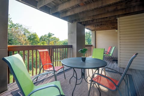 End your day in style and soak in the beauty of your surroundings from your own private deck - the perfect way to unwind and enjoy a tranquil evening under the stars.