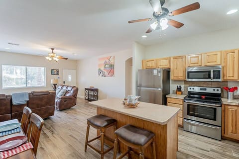 This Kitchen has everything you need as well as additional seating at the island
