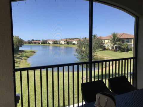 Great lanai view with evening sunsets!