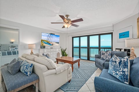 Welcome to The Ormondy F10- a direct oceanfront penthouse condo in Ormond Beach!