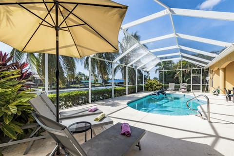 Private heated pool in Cape Coral, Florida