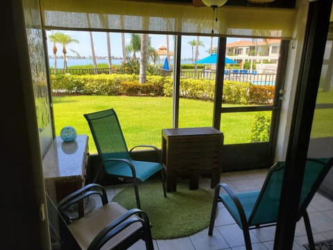 The table folds out for outdoor dining