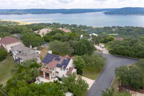 Aerial view of home