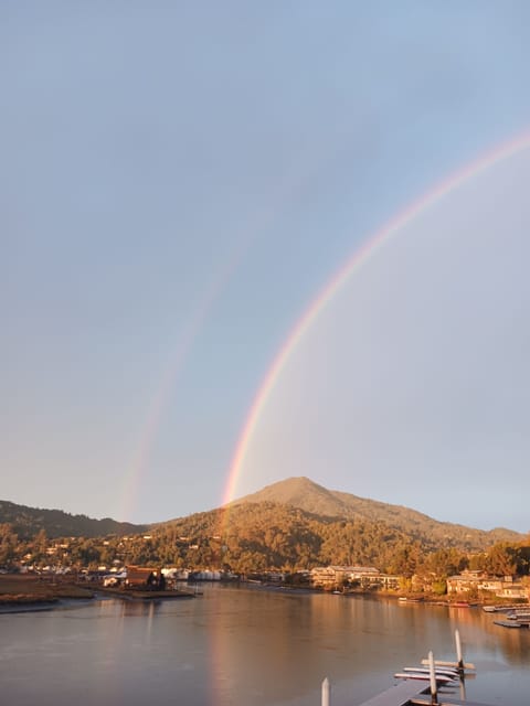 View from deck. Rainbows not guaranteed.