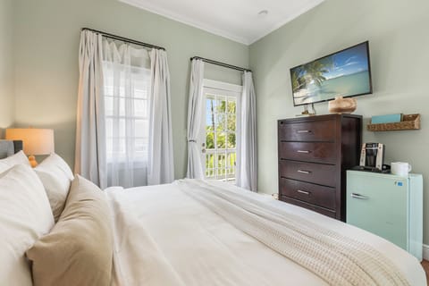 Keurig coffee and mini fridge