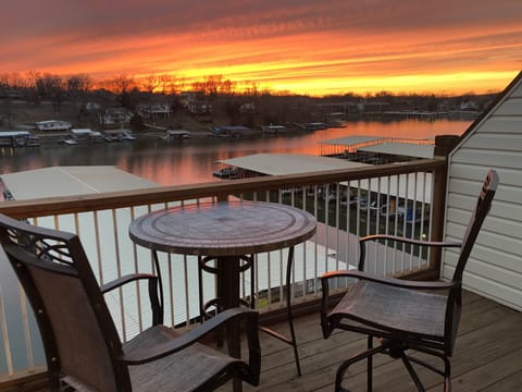 Sunset view from the deck every night!