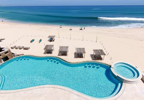 A breathe-taking Oceanview from the balcony overlooking the pool & private beach